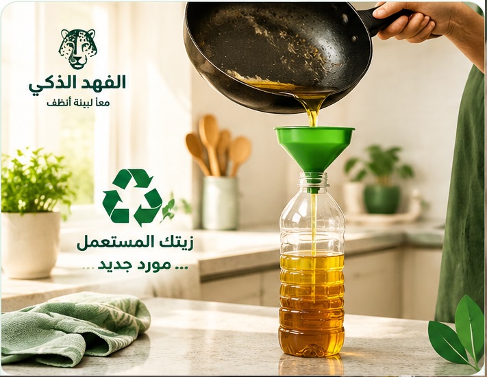 بيع زيت المنزل لشركة الفهد الذكي